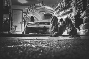 Cinematic custom car build photography New England