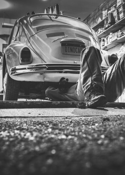 Cinematic custom car build photography New England