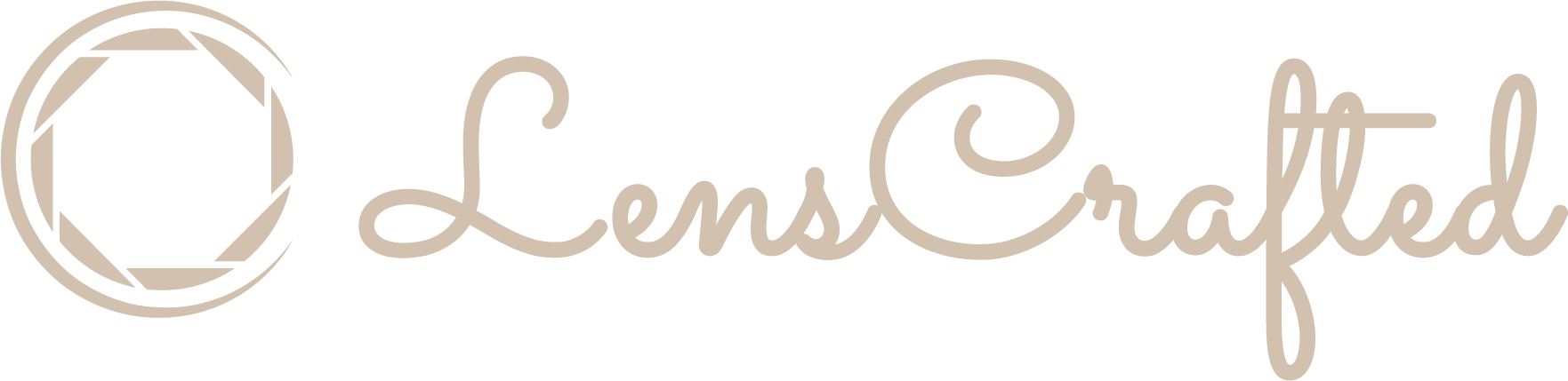 The LensCrafted Logo